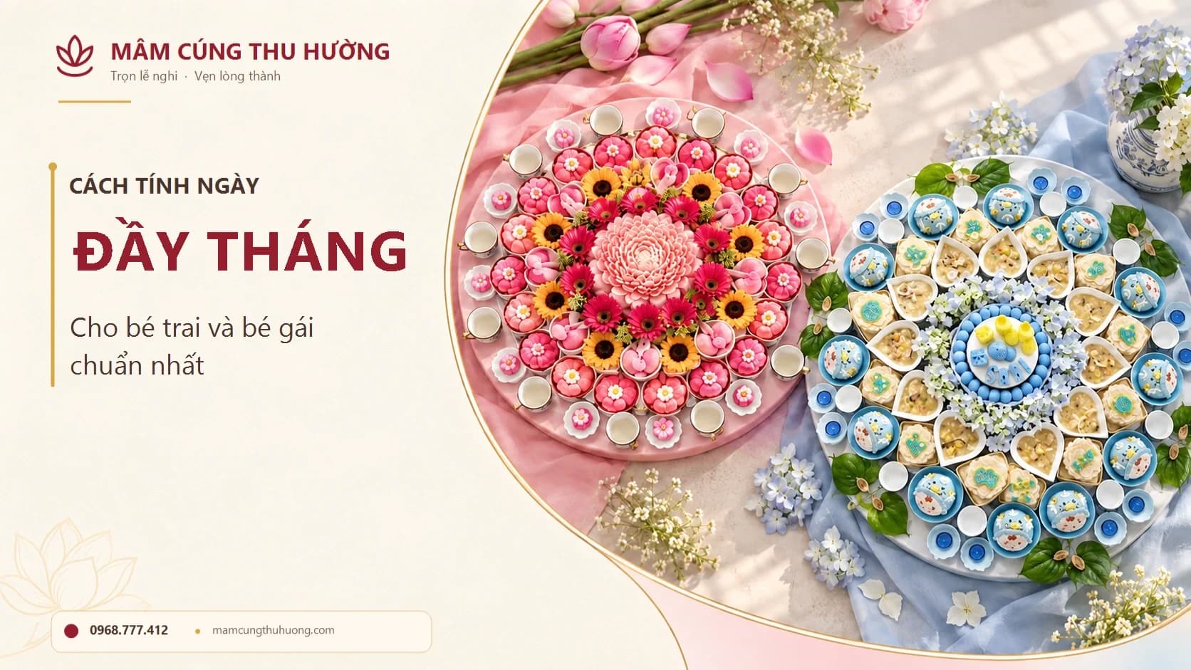 Cách tính ngày đầy tháng cho bé trai và bé gái chuẩn nhất