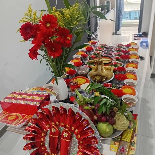 Mâm Cúng Đầy Tháng Bé Trai