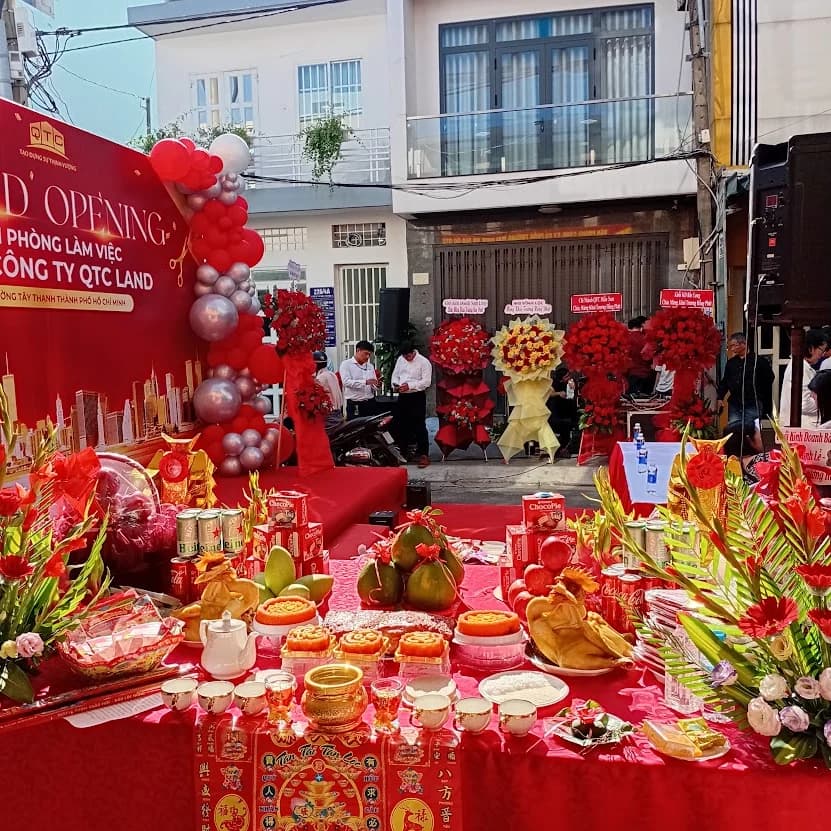 Mâm Cúng Khai Trương Cơ Bản